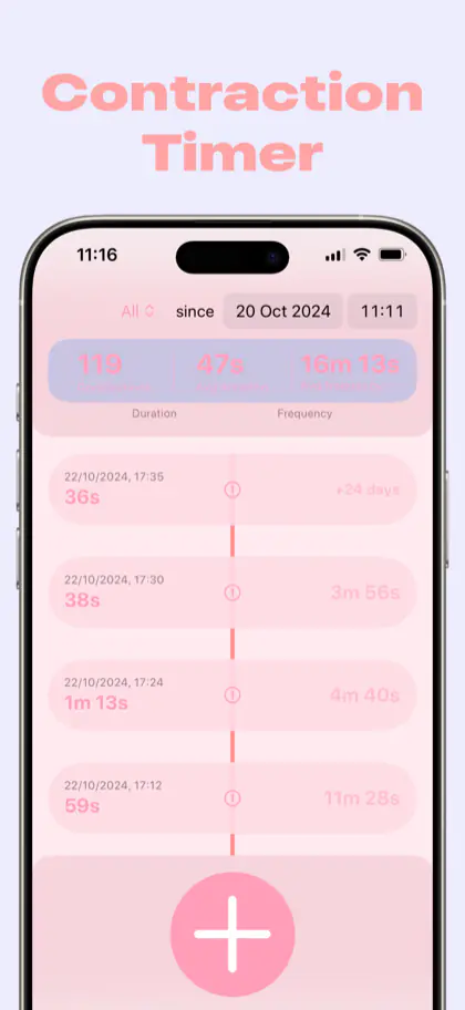 Contraction Counter screenshot 1