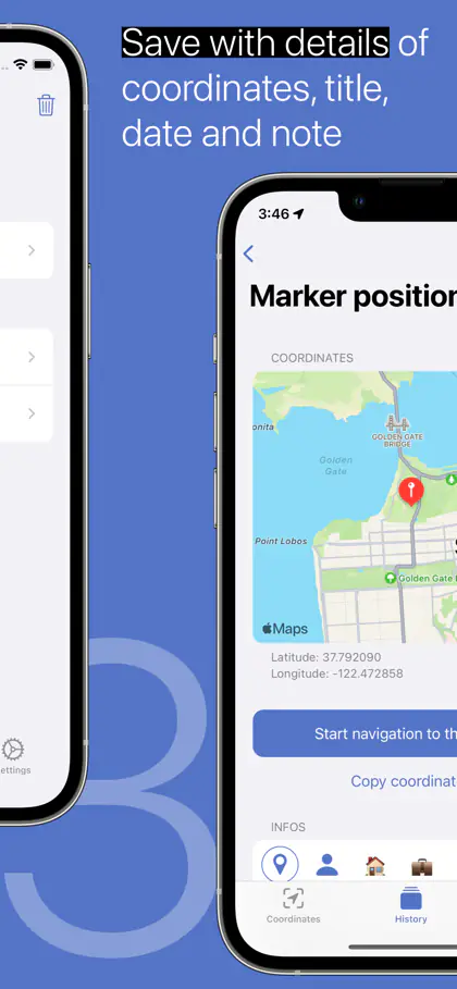 GPS Coordinates screenshot 3