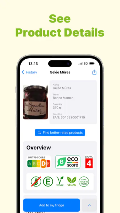 Nutri App screenshot 2